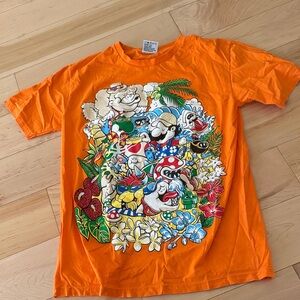 Orange Graphic T-Shirt by Thanabat -Large